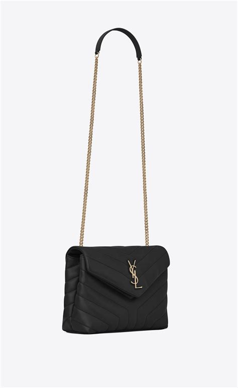 ysl borsa loulou piccola|Saint Laurent Borsa Loulou Puffer piccola nera .